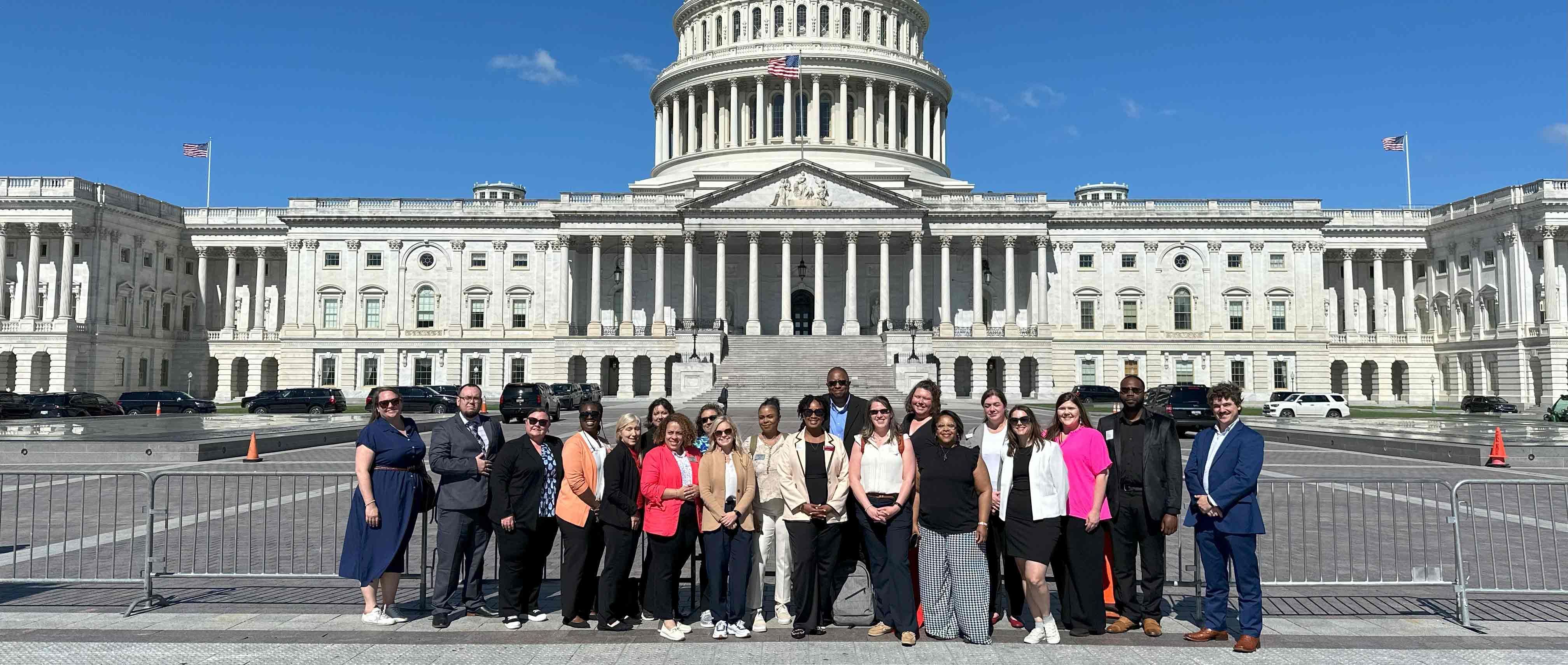 Leadership Salkehatchie members in front of Capitol building.