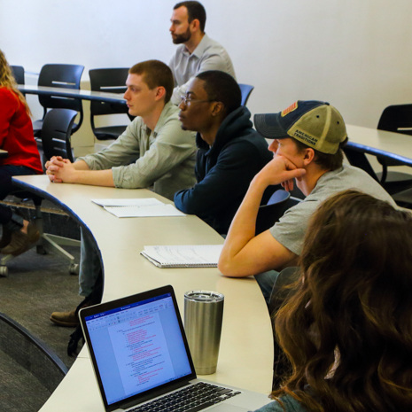 Students in the classroom