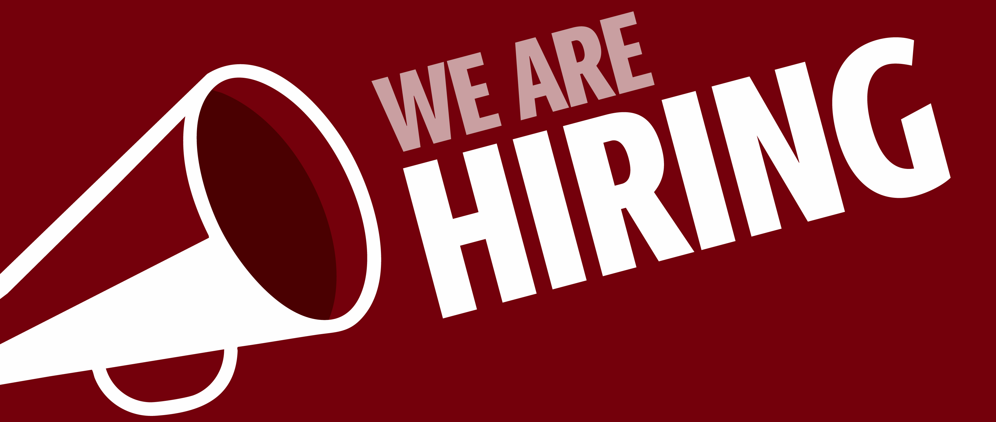 banner that says we are hiring