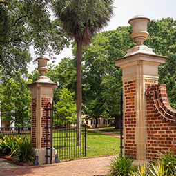 Open gate leading to the Horseshoe.