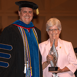 Dean with Award winner