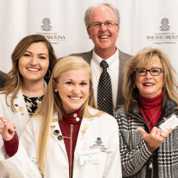 Group of donors and students