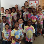 Children in a classroom