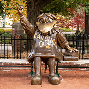 USC Cocky Statue